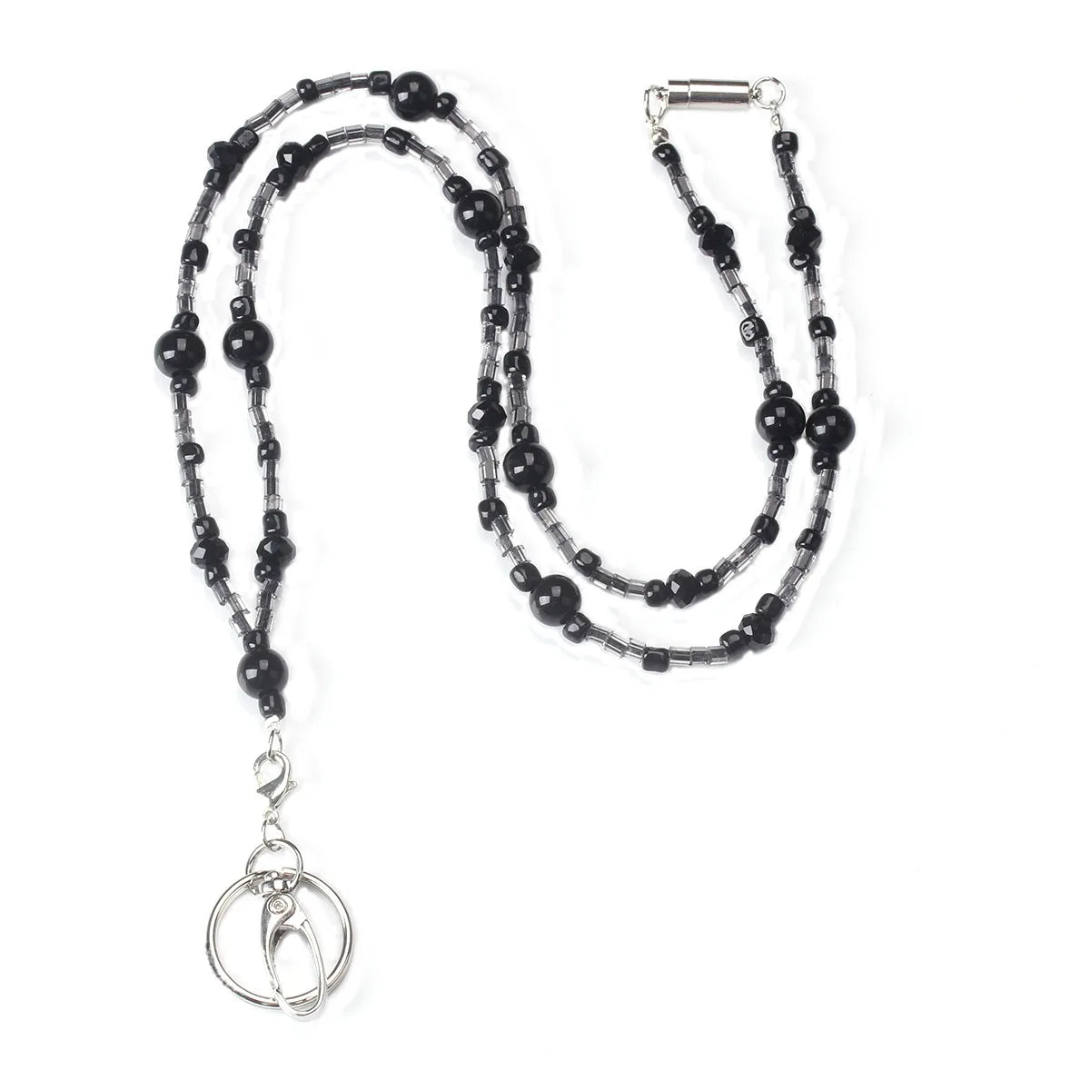 Beaded ID Lanyard Necklace – 36" Cruise Badge Holder