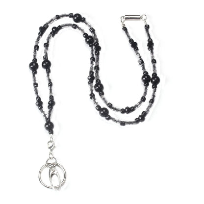 Beaded ID Lanyard Necklace – 36" Cruise Badge Holder