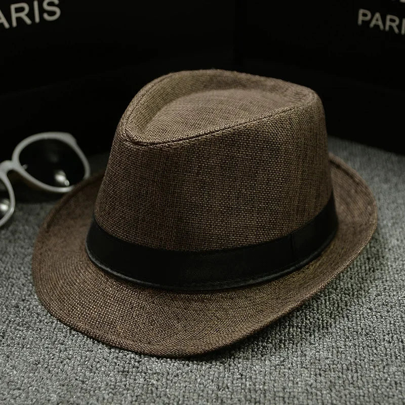 Men’s Lightweight Fedora Hat – Summer Cruise & Beach Style<
