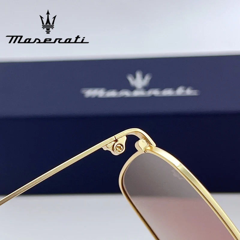 Square UV400 Sunglasses – Polarized Alloy Frame