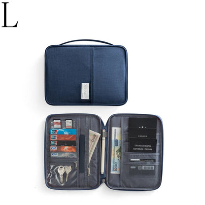 Travel Passport Wallet & Document Organizer – Family Cruise Essentials