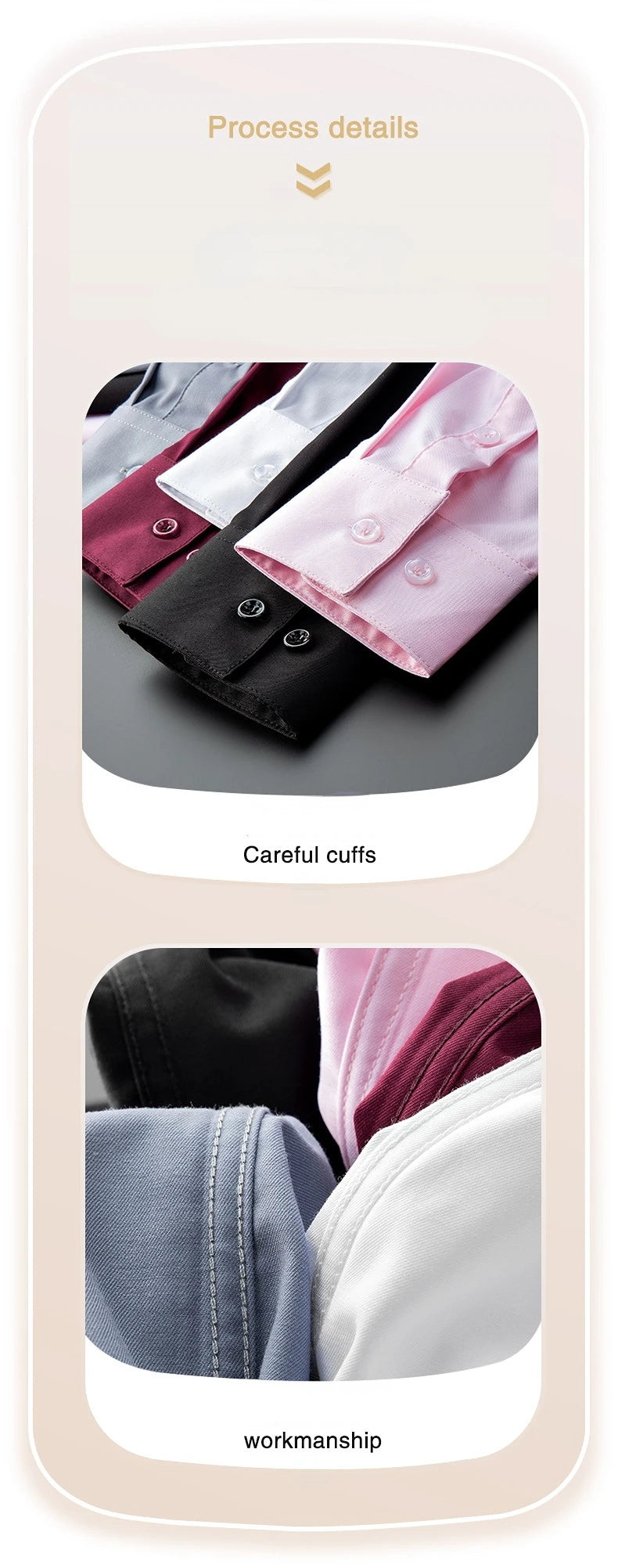 Men’s & Teens Premium Long-Sleeve Formal Dress Shirt – Easy-Care Broadcloth