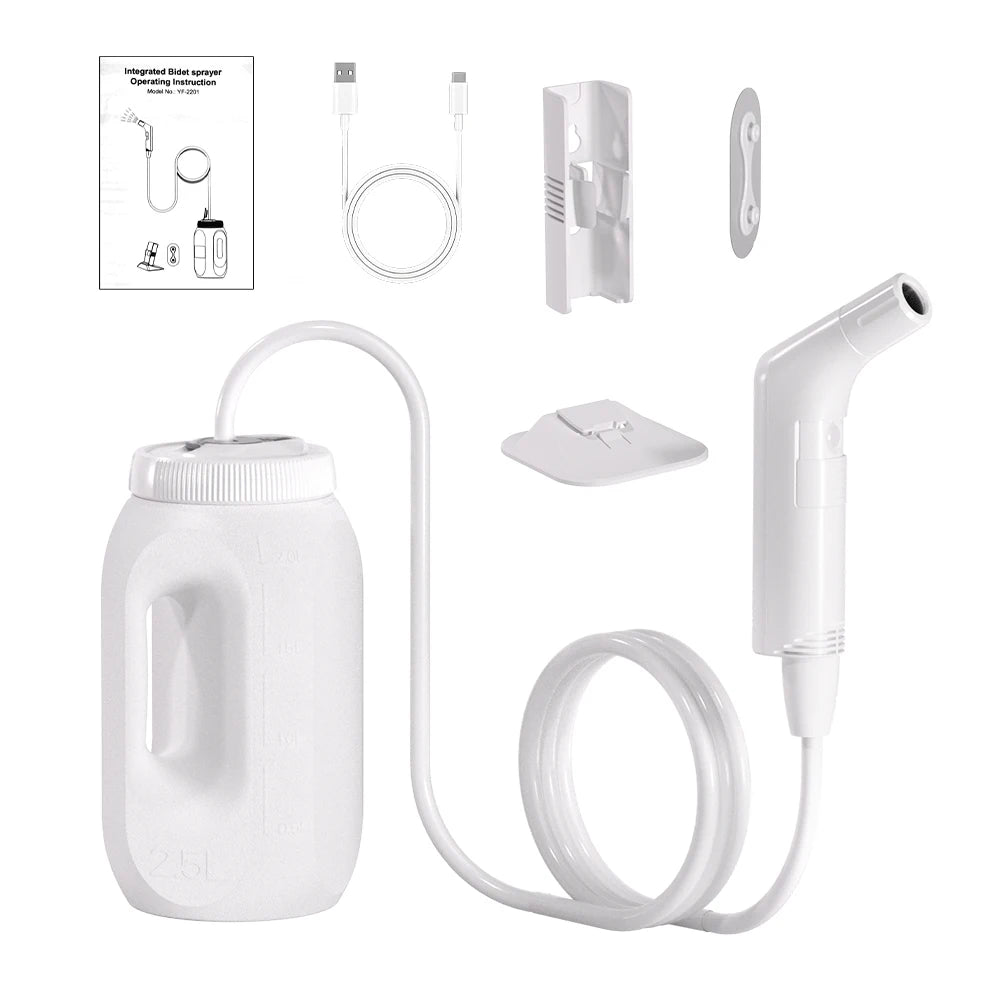 Rechargeable Portable Bidet for Travel, Cruises, RVs & Camping
