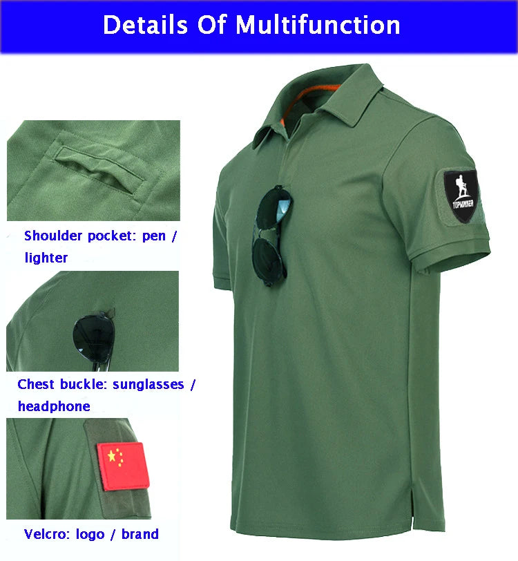 Men’s Quick-Dry Polo Shirt – Lightweight Performance Fit