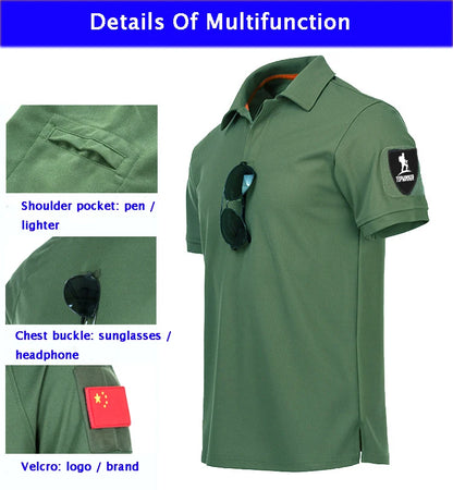 Men’s Quick-Dry Polo Shirt – Lightweight Performance Fit