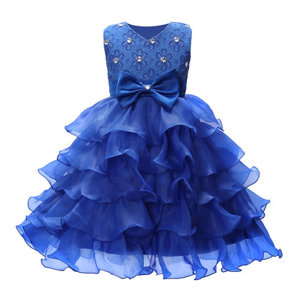 Princess Petal Layered Tulle Dress