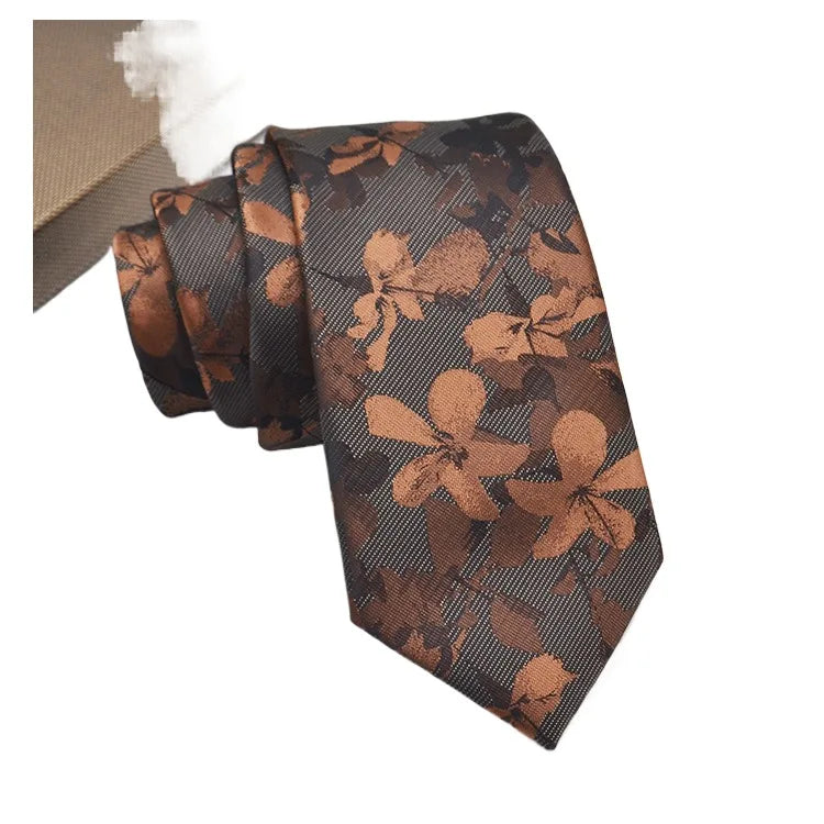 Men’s Floral Neck Tie – Classic 8cm Width