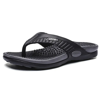 Men’s Massage Flip Flops – Lightweight Breathable Beach Sandals
