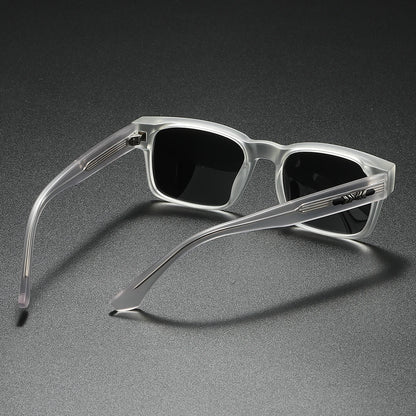 Classic Square Polarized Sunglasses – UV400 Unisex Travel Shades