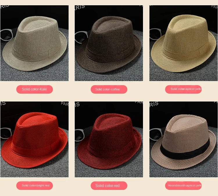 Men’s Lightweight Fedora Hat – Summer Cruise & Beach Style<