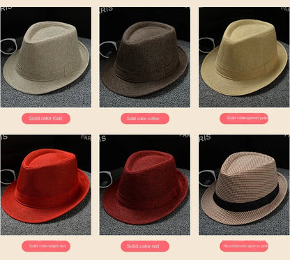 Men’s Lightweight Fedora Hat – Summer Cruise & Beach Style<
