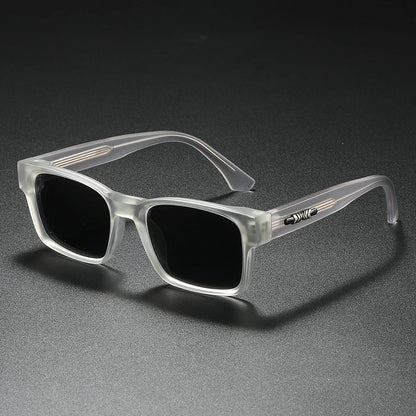 Classic Square Polarized Sunglasses – UV400 Unisex Travel Shades