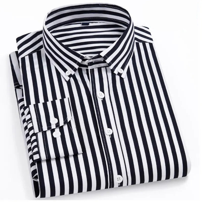 Men’s Long Sleeve Pattern Dress Shirt – Smart Casual