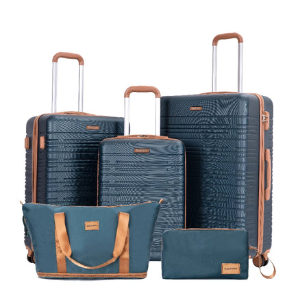 4-Piece Hardshell Spinner Luggage Set with TSA Locks