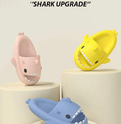 Kids Shark Slide Sandals – Soft Non-Slip Summer Slippers