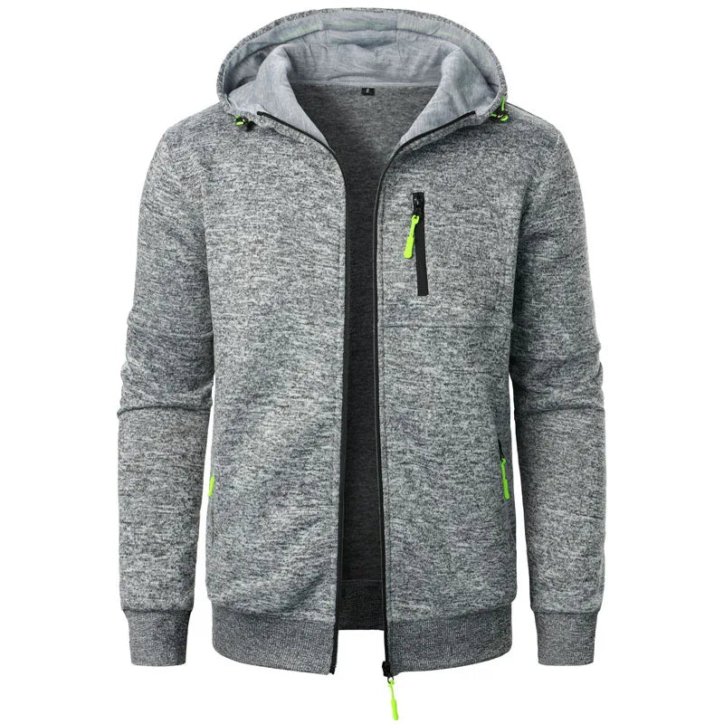 Men’s Casual Zip Hoodie Sweatshirt - The Dock Drop