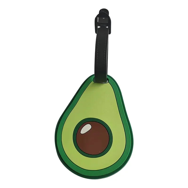 Avocado Silicone Luggage Tag – Fun Travel Accessory