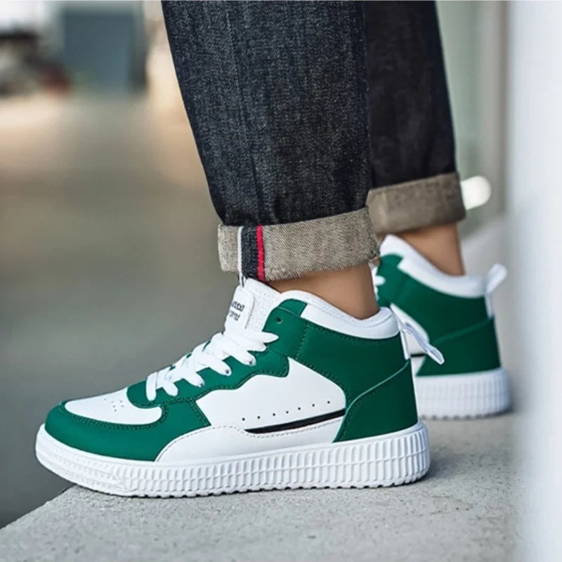 Men’s Athletic Sneakers – Lightweight Breathable Lace-Up Running Shoes