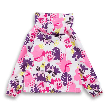Girls' Polar Fleece Hooded Winter Jacket