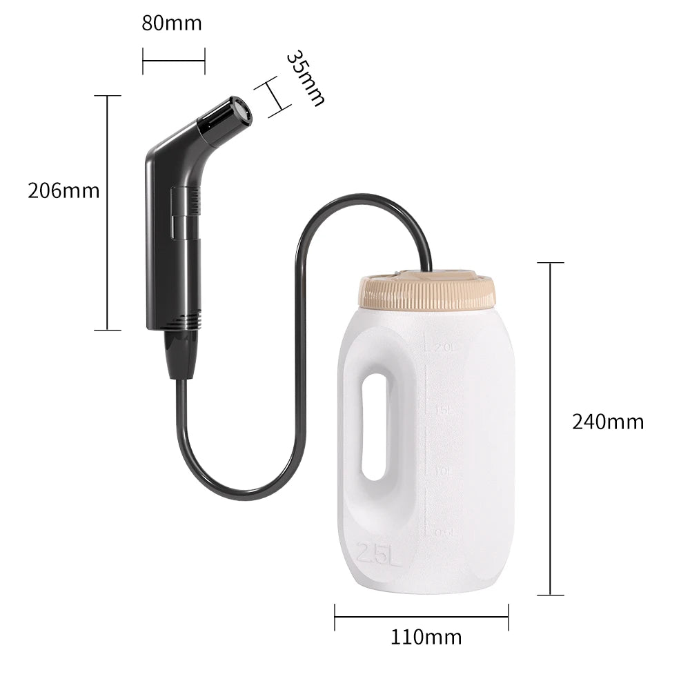 Rechargeable Portable Bidet for Travel, Cruises, RVs & Camping