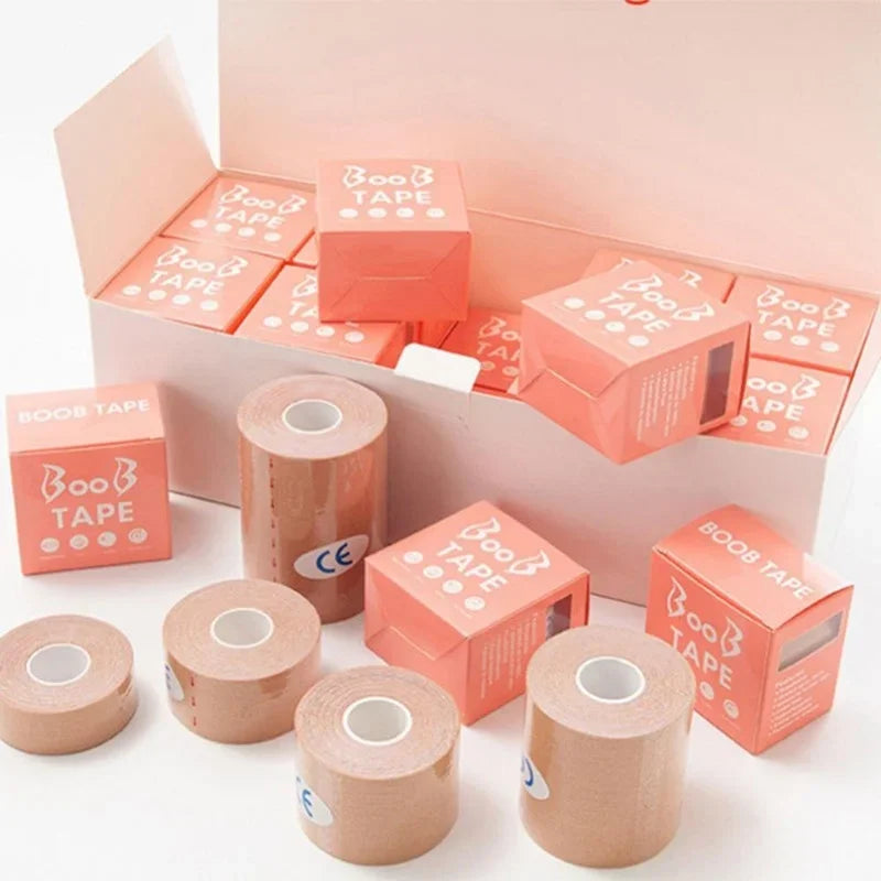 Invisible Lift Boob Tape & Nipple Covers Set – Strapless Support