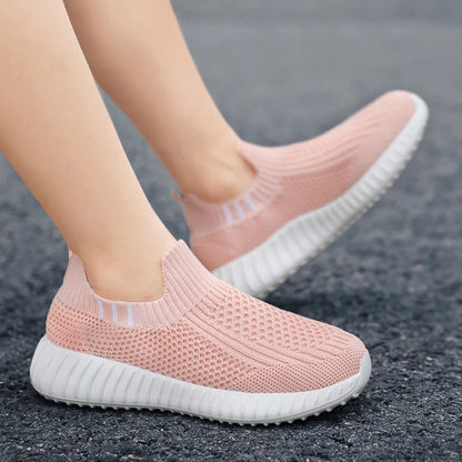 Kids’ Breathable Mesh Slip-on Sneakers
