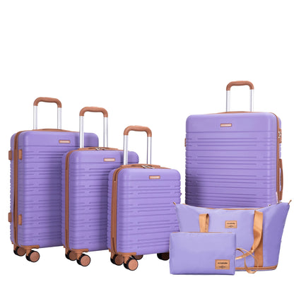 6-Piece Hardshell Spinner Luggage Set with TSA Locks