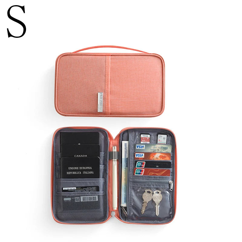 Travel Passport Wallet & Document Organizer – Family Cruise Essentials