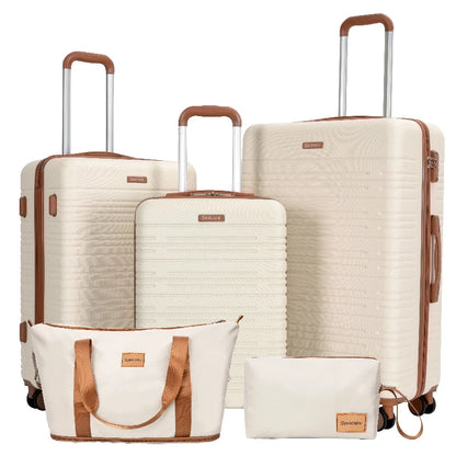 4-Piece Hardshell Spinner Luggage Set with TSA Locks