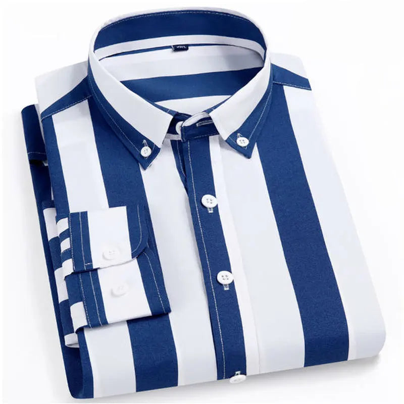 Men’s Long Sleeve Pattern Dress Shirt – Smart Casual