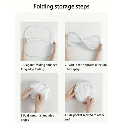 Collapsible Mesh Laundry Hamper – Cruise Cabin Essential