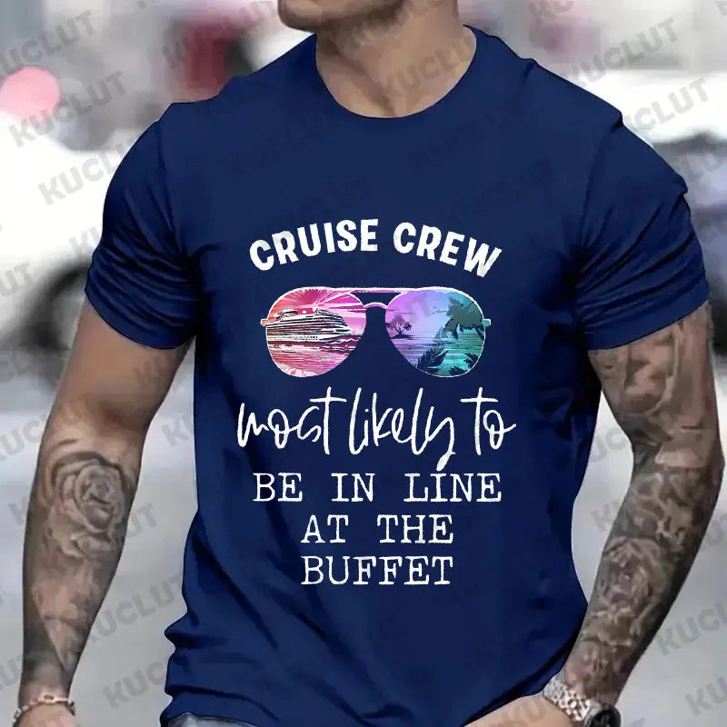 Unisex Cruise Crew Graphic T-Shirt – Vacation Party Tee