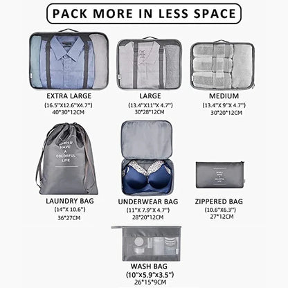 Cruise Packing Cube Organizer Set - 7 Piece