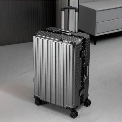 Aluminum Carry-On Luggage – Lightweight, TSA Lock, Spinner Wheels - The Dock Drop