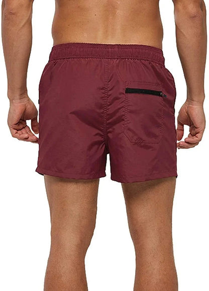 Men’s & Teens’ Quick-Dry Swim Shorts – Elastic Waist with Mesh Lining