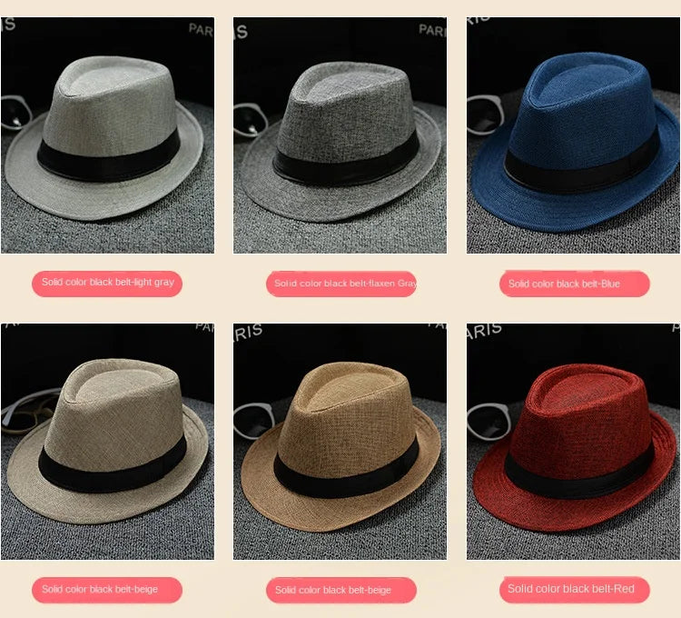 Men’s Lightweight Fedora Hat – Summer Cruise & Beach Style<