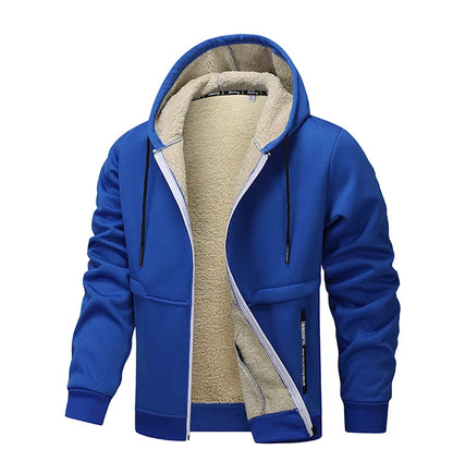 Men’s Sherpa-Lined Zip Hoodie