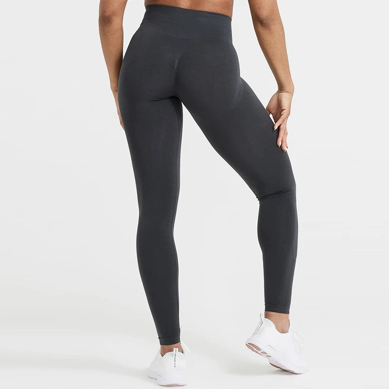 Women’s Seamless Leggings – High Waist, Stretch, Ankle Length - The Dock Drop