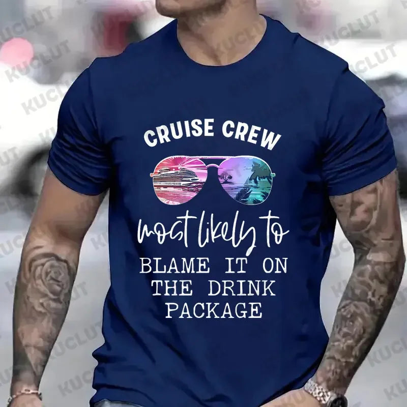 Unisex Cruise Crew Graphic T-Shirt – Vacation Party Tee