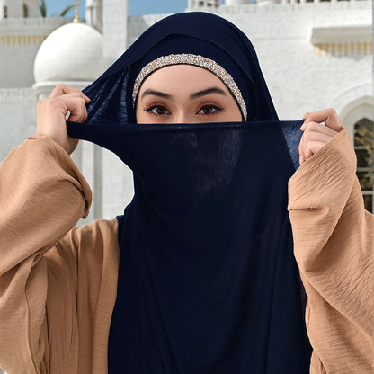 Women’s Lightweight Jersey Hijab Scarf – Breathable, Soft Stretch - The Dock Drop