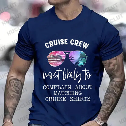 Unisex Cruise Crew Graphic T-Shirt – Vacation Party Tee
