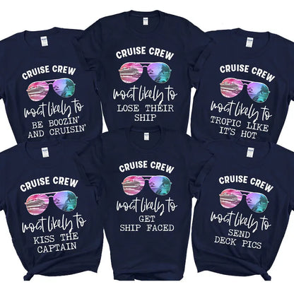 Unisex Cruise Crew Graphic T-Shirt – Vacation Party Tee