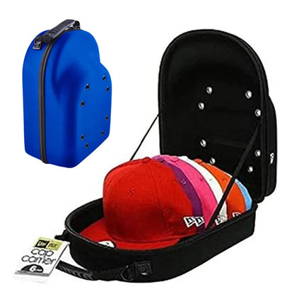 Hard Shell Hat Carrier Case – Travel Cap Storage Box for Men