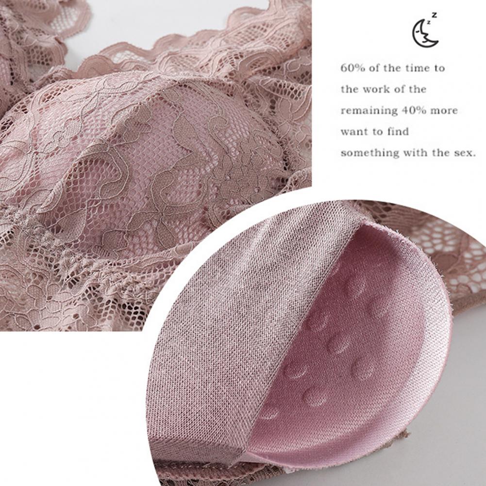 Women’s Lace V-Neck Tank Top – Soft Stretch Bralette Style