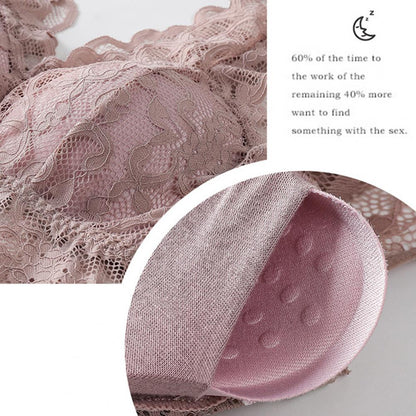 Women’s Lace V-Neck Tank Top – Soft Stretch Bralette Style