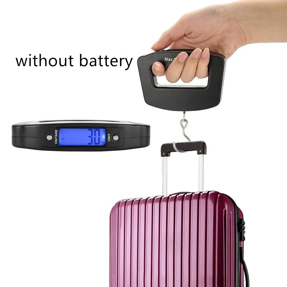 Digital Luggage Scale – 110 lb Portable Travel Weight Checker