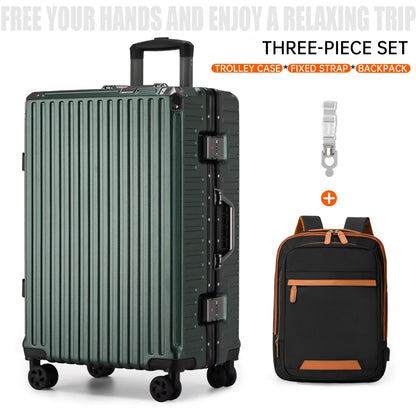 Aluminum Carry-On Luggage – Lightweight, TSA Lock, Spinner Wheels - The Dock Drop