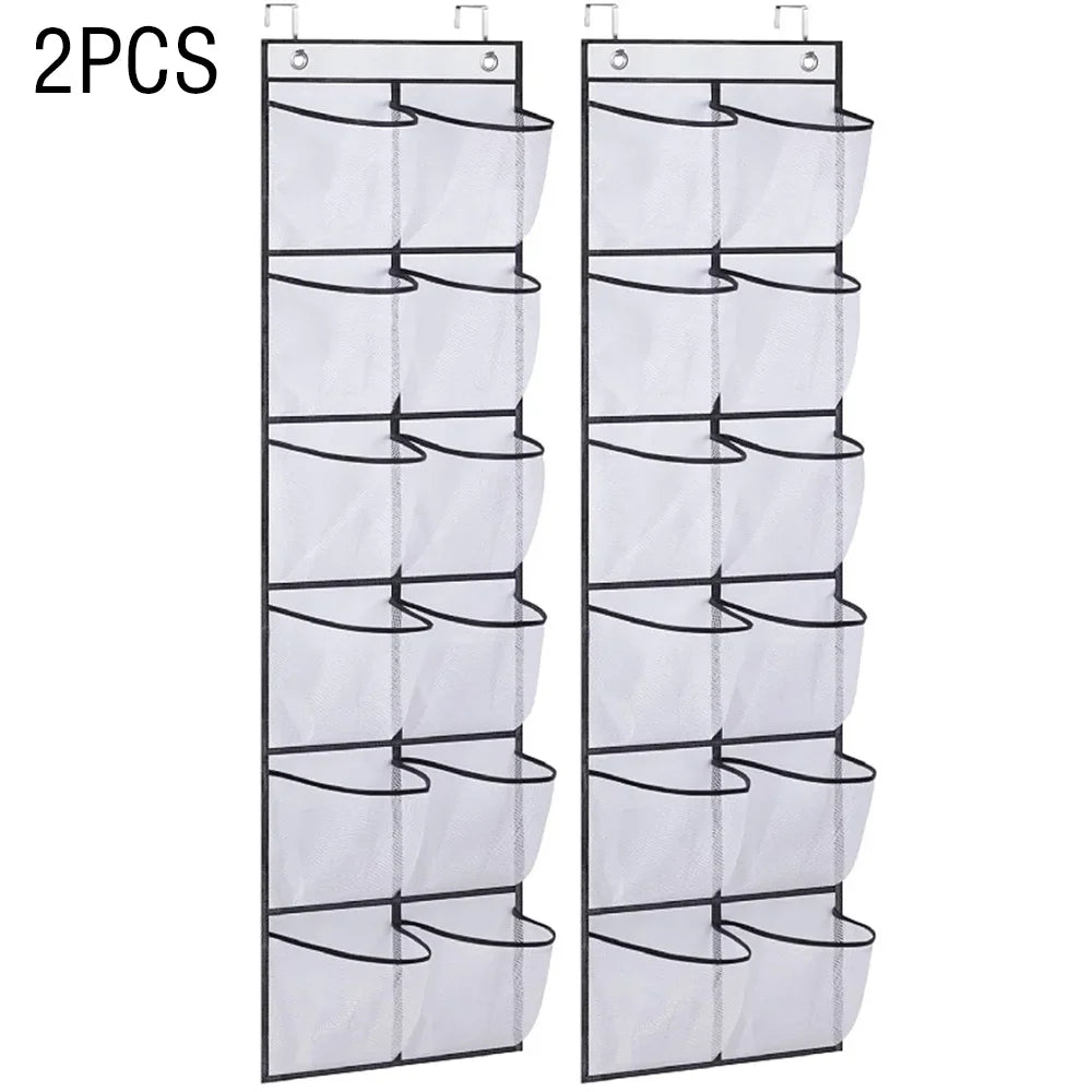 Over-the-Door Shoe Organizer (12-Pocket) – Cruise Cabin Space Saver