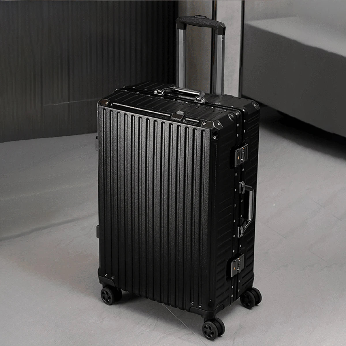 Aluminum Carry-On Luggage – Lightweight, TSA Lock, Spinner Wheels - The Dock Drop