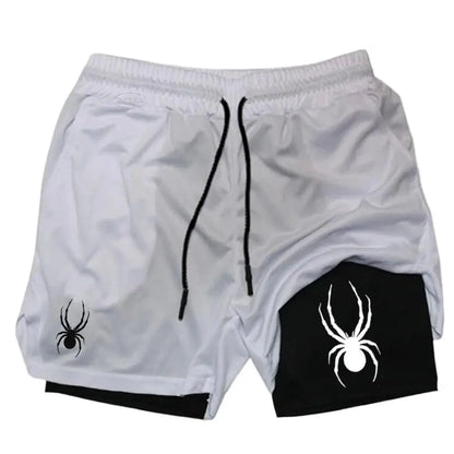Men’s 2-in-1 Performance Athletic Shorts – Double Layer Training Fit